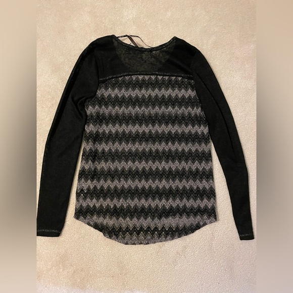 MISS ME sheer bling top X-small NWT - Picture 5 of 6